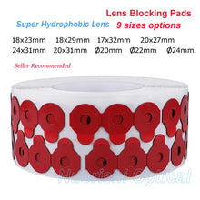 Load image into Gallery viewer, 1000pcs Recommended 9 Sizes Super Hydrophobic Lens Edging Accessories High Adhesive Blocking Pads Double-sided Sticker Q026