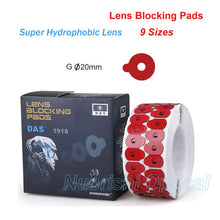 Load image into Gallery viewer, 1000pcs Recommended 9 Sizes Super Hydrophobic Lens Edging Accessories High Adhesive Blocking Pads Double-sided Sticker Q026