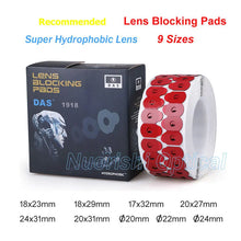 Load image into Gallery viewer, 1000pcs Recommended 9 Sizes Super Hydrophobic Lens Edging Accessories High Adhesive Blocking Pads Double-sided Sticker Q026