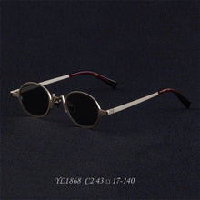 Load image into Gallery viewer, 1868 Vintage Personalized Round Frame Glasses Frame Men&#39;s Optical Prescription Alloy Glasses Frames Male Anti Blue Light Eyewear