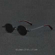 Load image into Gallery viewer, 1868 Vintage Personalized Round Frame Glasses Frame Men&#39;s Optical Prescription Alloy Glasses Frames Male Anti Blue Light Eyewear