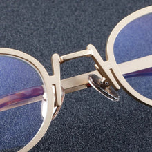 Load image into Gallery viewer, 1868 Vintage Personalized Round Frame Glasses Frame Men&#39;s Optical Prescription Alloy Glasses Frames Male Anti Blue Light Eyewear