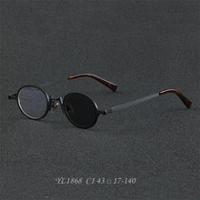 Load image into Gallery viewer, 1868 Vintage Personalized Round Frame Glasses Frame Men&#39;s Optical Prescription Alloy Glasses Frames Male Anti Blue Light Eyewear