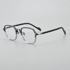 19-0038 Square Titanium Glasses For Men Japanese Designer Personalized Myopia Optical Lenses Women's Eyeglasses With Frame
