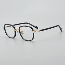 Carica l&#39;immagine nel visualizzatore di Gallery, 19-0038 Square Titanium Glasses For Men Japanese Designer Personalized Myopia Optical Lenses Women&#39;s Eyeglasses With Frame