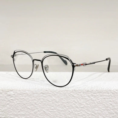 19-0051 YY Japanese Pure Titanium Brand Designer Glasses Frames Men Personalized  Eyeglasses Round Style Eyewear