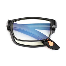 Carica l&#39;immagine nel visualizzatore di Gallery, 1PC Lightweight Mini Reading Glasses for Women &amp; Men Compact Folding Reading Eyeglasses Portable Readers with Keychain Case