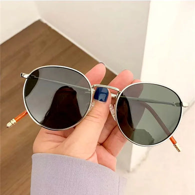 1PC Unisex Retro Round Sunglasses Brand Designer Vintage Small Frame Sun Glasses UV400 Korean Style Driving Eyewear