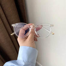 Load image into Gallery viewer, 1Pc Fashionable Leopard Anti-blue Light Glasses Frame for Women Vintage Blue Light Computer Men Spectacle Round Optical Eyewear