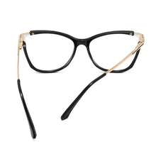 Carica l&#39;immagine nel visualizzatore di Gallery, 1Pc New Women Anti Light Blue Cat Eye Glasses Frame Retro Hight Quality Luxury Optical Computer Reading Eyeglasses