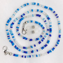 Carica l&#39;immagine nel visualizzatore di Gallery, 1pc Eye Wear Accessories Beaded Glasses Chain with 2 Silicone Buckle Non-slip Glasses Necklace Glasses Strap Women Men