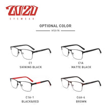 Load image into Gallery viewer, 20/20 Design Titanium Glasses Optical Myopia Prescription Computer Frame Hyperopia Eyewear Square Spectacle Eyeglass HT23-70