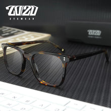 Load image into Gallery viewer, 20/20 High Quailty Acetate Optical Glasses Frame Men Full Retro Vintage Square Prescription Eyeglasses Myopia Eyewear AS8221