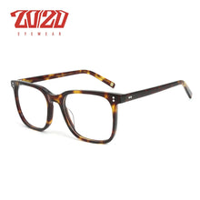 Load image into Gallery viewer, 20/20 High Quailty Acetate Optical Glasses Frame Men Full Retro Vintage Square Prescription Eyeglasses Myopia Eyewear AS8221