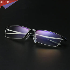 2018  Men Aluminum Magnesium Computer Goggles Anti Fatigue Radiation-resistant Glasses Eyeglasses Frame Eyewear Spectacle