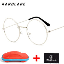 Load image into Gallery viewer, 2018 Men Women Computer Gold Eyeglasses Brand Designer Round Fake Circle Glasses 0716 Clear Optical Lens Oculos with box