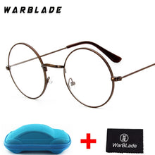Load image into Gallery viewer, 2018 Men Women Computer Gold Eyeglasses Brand Designer Round Fake Circle Glasses 0716 Clear Optical Lens Oculos with box