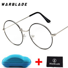Load image into Gallery viewer, 2018 Men Women Computer Gold Eyeglasses Brand Designer Round Fake Circle Glasses 0716 Clear Optical Lens Oculos with box