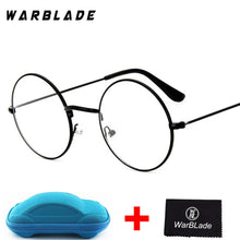Load image into Gallery viewer, 2018 Men Women Computer Gold Eyeglasses Brand Designer Round Fake Circle Glasses 0716 Clear Optical Lens Oculos with box