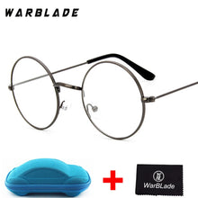 Load image into Gallery viewer, 2018 Men Women Computer Gold Eyeglasses Brand Designer Round Fake Circle Glasses 0716 Clear Optical Lens Oculos with box