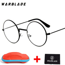 Load image into Gallery viewer, 2018 Men Women Computer Gold Eyeglasses Brand Designer Round Fake Circle Glasses 0716 Clear Optical Lens Oculos with box