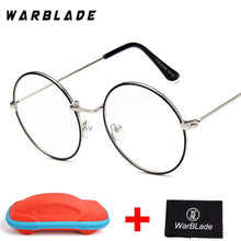 Load image into Gallery viewer, 2018 Men Women Computer Gold Eyeglasses Brand Designer Round Fake Circle Glasses 0716 Clear Optical Lens Oculos with box