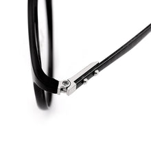 Load image into Gallery viewer, 2018  Design Handmade Carbon Fiber Male Frame Round Eye Glasses Light Flexible Female Eyeglasses Frame for Myopia Glass 9001