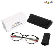 Load image into Gallery viewer, 2018  Design Handmade Carbon Fiber Male Frame Round Eye Glasses Light Flexible Female Eyeglasses Frame for Myopia Glass 9001