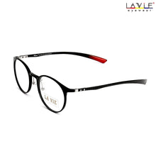 Load image into Gallery viewer, 2018  Design Handmade Carbon Fiber Male Frame Round Eye Glasses Light Flexible Female Eyeglasses Frame for Myopia Glass 9001