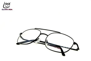 2019 New Optical Glasses Frame Gafas Clara Vida Aviation Navigation Classical Men Glasses Frame Double Bridged Reading Myopia