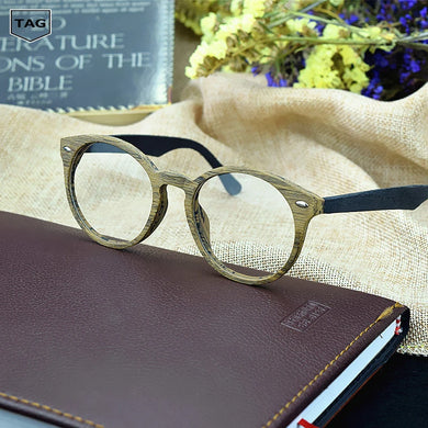 2019 brand optical frame eyeglasses frames men Wood grain  vintage eye glasses frame women Hand spectacle frame 2180