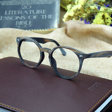 Load image into Gallery viewer, 2019 brand optical frame eyeglasses frames men Wood grain  vintage eye glasses frame women Hand spectacle frame 2180