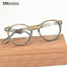 Load image into Gallery viewer, 2019 brand optical frame eyeglasses frames men Wood grain  vintage eye glasses frame women Hand spectacle frame 2180