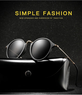 2020 Hot   Brand Design men women 2447 Round Polarized lens sunglasses Gafas Mirror oculos for women UV400 blue sun glasses