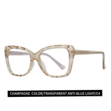 Load image into Gallery viewer, Anti-blue Light cateye Glasses Frames Women TR Frame Designer  Computer Glasses Optical Eyeglasses