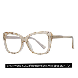 Anti-blue Light cateye Glasses Frames Women TR Frame Designer  Computer Glasses Optical Eyeglasses