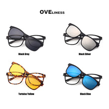 Load image into Gallery viewer, optical sunglasses retro glasses frame men  women eyeglasses polarized  Clip On sunglasses Prescription sun glasses eyewear
