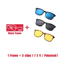 Load image into Gallery viewer, optical sunglasses retro glasses frame men  women eyeglasses polarized  Clip On sunglasses Prescription sun glasses eyewear