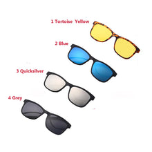 Load image into Gallery viewer, optical sunglasses retro glasses frame men  women eyeglasses polarized  Clip On sunglasses Prescription sun glasses eyewear