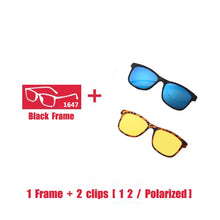 Load image into Gallery viewer, optical sunglasses retro glasses frame men  women eyeglasses polarized  Clip On sunglasses Prescription sun glasses eyewear