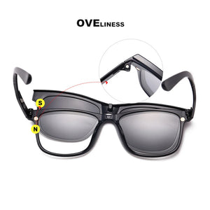 optical sunglasses retro glasses frame men  women eyeglasses polarized  Clip On sunglasses Prescription sun glasses eyewear
