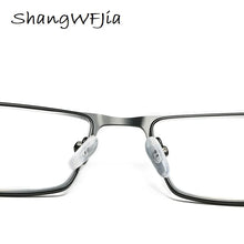 Load image into Gallery viewer, Men Titanium alloy Reading Glasses Non spherical Retro Business Hyperopia Prescription Eyeglasses For Female Male Reading