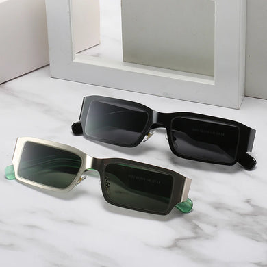 Sunglasses Vintage Rectangle Sunglasses Women Brand Designer Small Frame Sun Glasses Retro Black Eyewear UV400