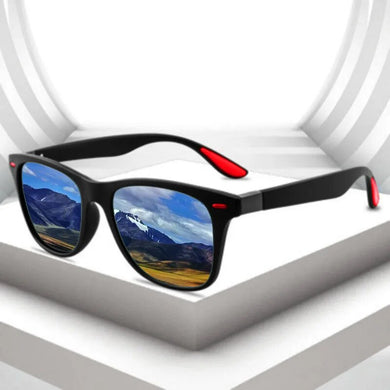UV400 Polarized Sunglasses Brand Design Men Women Driver Shades Male Vintage Spuare Plastic Sun Glasses