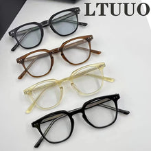 Load image into Gallery viewer, titanium metal Oval myopia glasses frame women men Eyeglasses GENTLE LUTTO Women Men Eyewea
