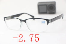Carica l&#39;immagine nel visualizzatore di Gallery, Trend Black Square   Men&#39;s Women&#39;s HD Myopia Glasses Finished Optical Photochromic Sunglasses