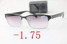 Carica l&#39;immagine nel visualizzatore di Gallery, Trend Black Square   Men&#39;s Women&#39;s HD Myopia Glasses Finished Optical Photochromic Sunglasses