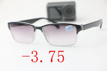 Carica l&#39;immagine nel visualizzatore di Gallery, Trend Black Square   Men&#39;s Women&#39;s HD Myopia Glasses Finished Optical Photochromic Sunglasses