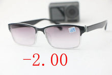 Carica l&#39;immagine nel visualizzatore di Gallery, Trend Black Square   Men&#39;s Women&#39;s HD Myopia Glasses Finished Optical Photochromic Sunglasses