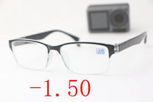 Carica l&#39;immagine nel visualizzatore di Gallery, Trend Black Square   Men&#39;s Women&#39;s HD Myopia Glasses Finished Optical Photochromic Sunglasses